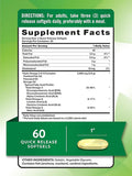 Triple Omega 3-6-9 3600 mg with Fish, Flax, Borage