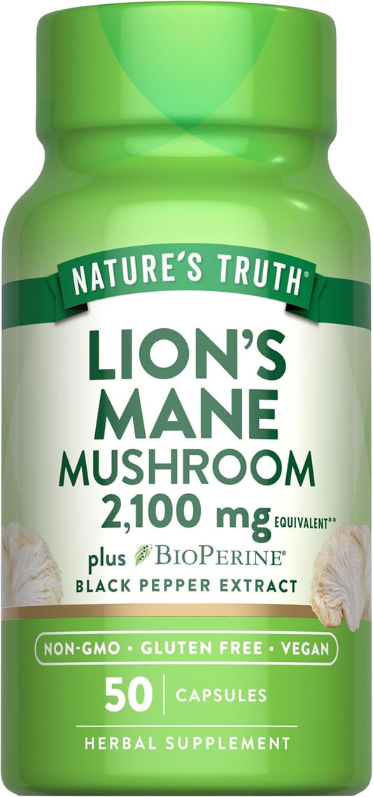 Lions Mane Mushroom 2100mg