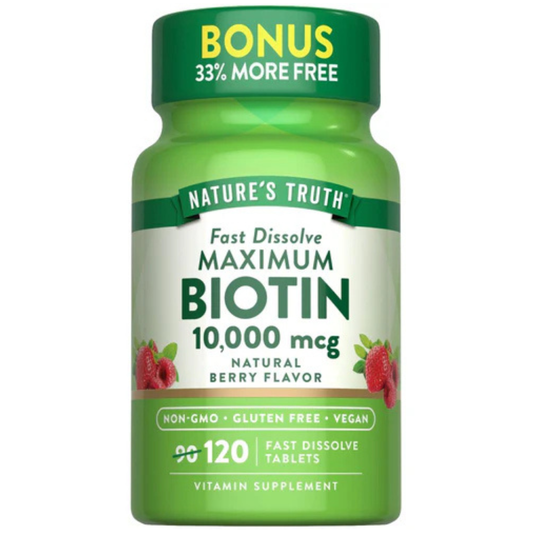 Biotin 10,000 mcg | Maximum Strength