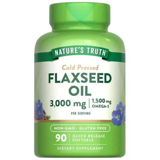 Flaxseed Oil 3000 mg with 1500 mg of Omega 3
