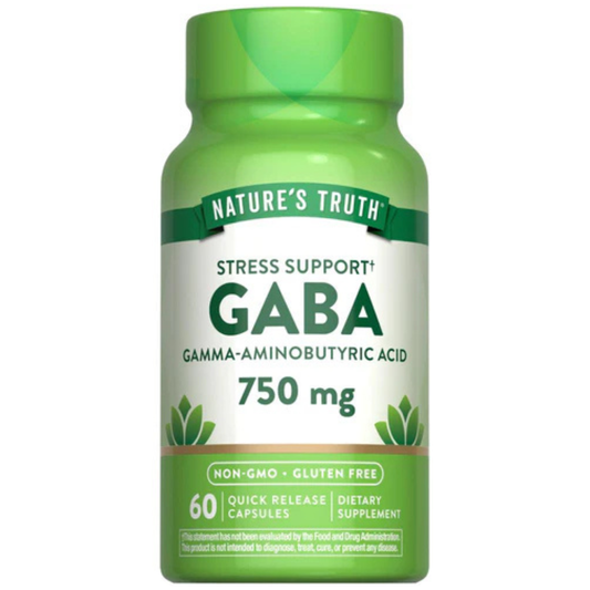 GABA 750 mg (Gamma Aminobutyric Acid)