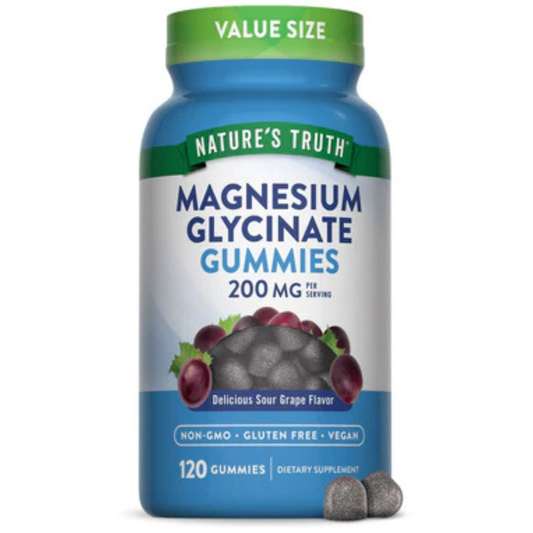 Magnesium Glycinate 200mg | 120 Gummies
