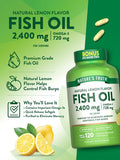 Fish Oil 2400 mg | Lemon Flavor