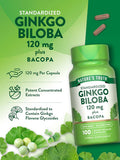 Ginkgo Biloba Extract 120 mg with Bacopa