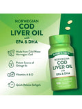 Norwegian Cod Liver Oil with EPA, DHA