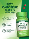 Beta Carotene 25,000 IU (7500 mcg)