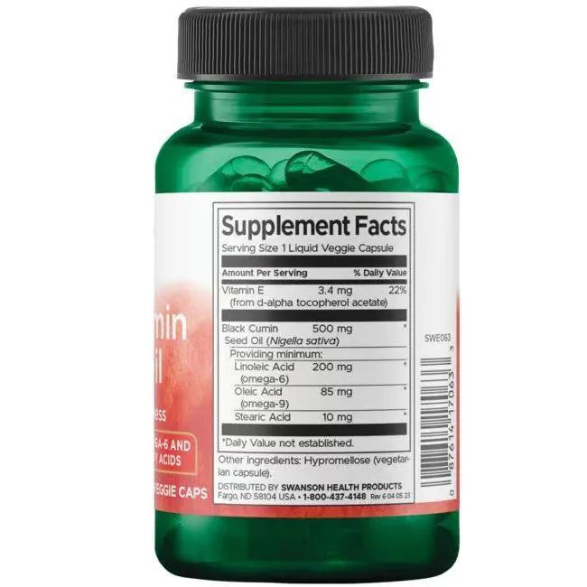 Black Cumin Seed Oil 500mg