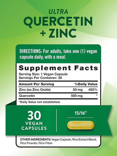 Quercetin with Zinc