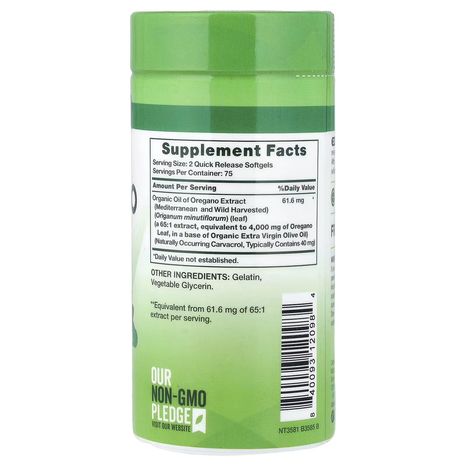 Oil Of Oregano 4,000 mg