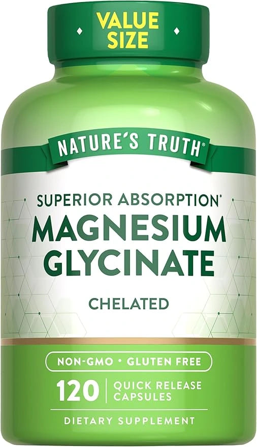 Magnesium Glycinate 200mg | 120 Softgel