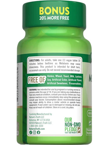 Melatonin 10 mg with L-Theanine