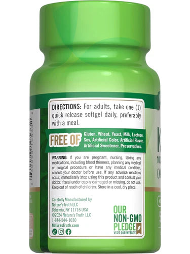 Vitamin K2 100mcg plus D3 5000IU