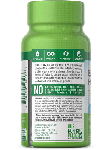 Electrolyte Hydration Tablets