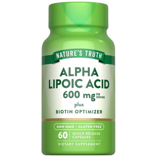 Alpha Lipoic Acid 600mg with Biotin