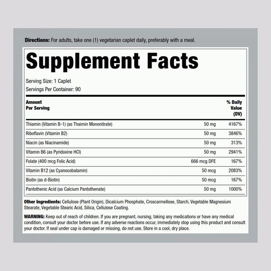 B-Complex 50 mg, Best B-Complex 50 mg capsules