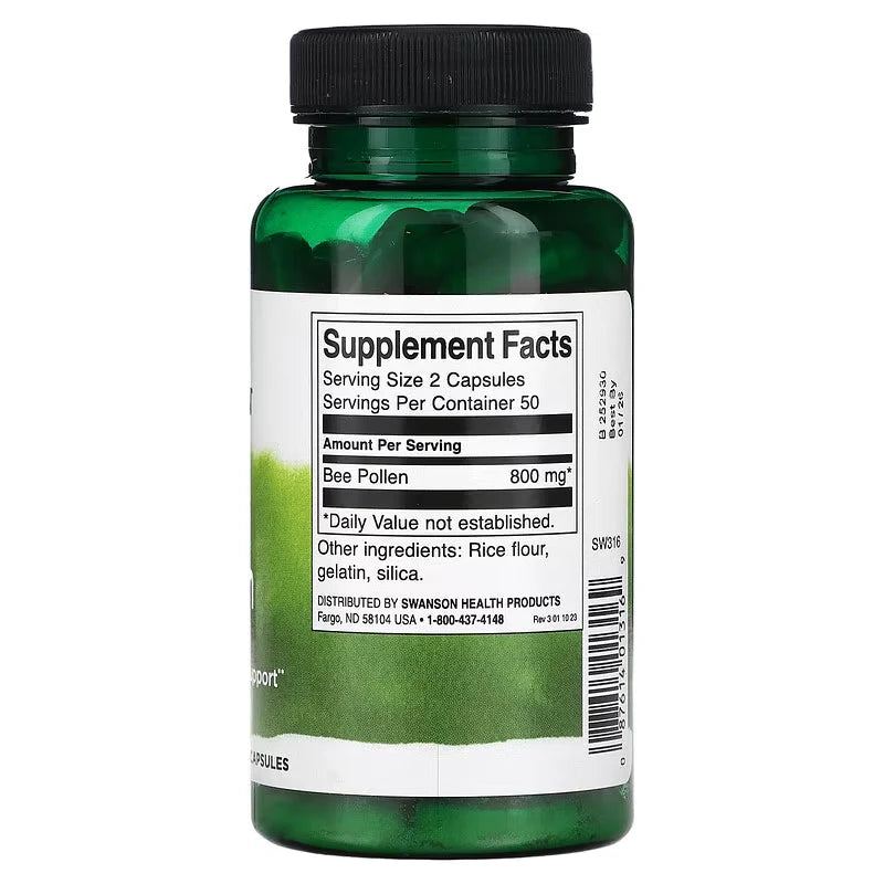 Bee Pollen 400 mg, Bee Pollen 400 mg Health Benefits