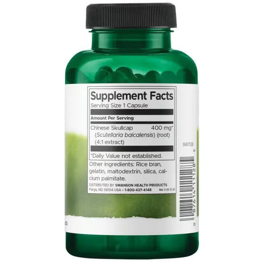 Chinese Skullcap 400mg, Chinese Skullcap 400mg supplement