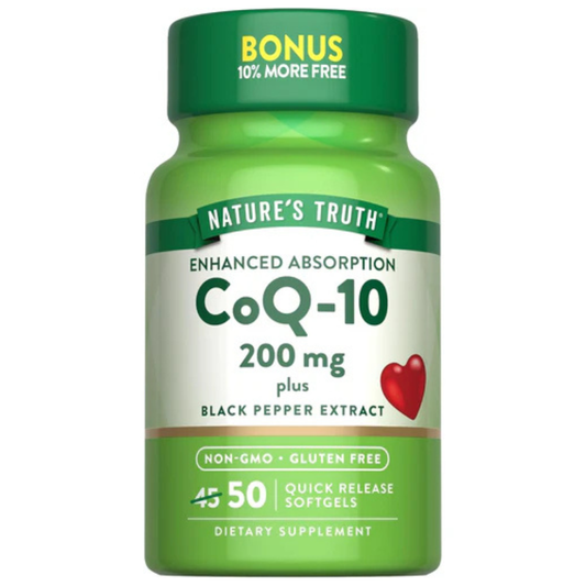 CoQ-10 200 mg with Black Pepper
