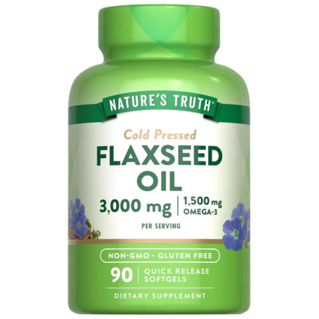 Flaxseed Oil 3000 mg with 1500 mg of Omega 3