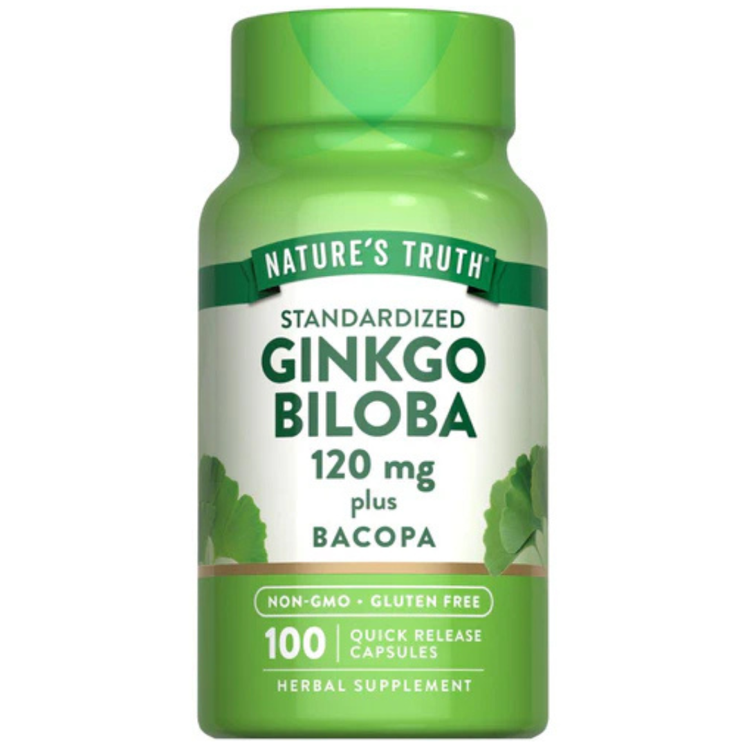 Ginkgo Biloba Extract 120 mg with Bacopa