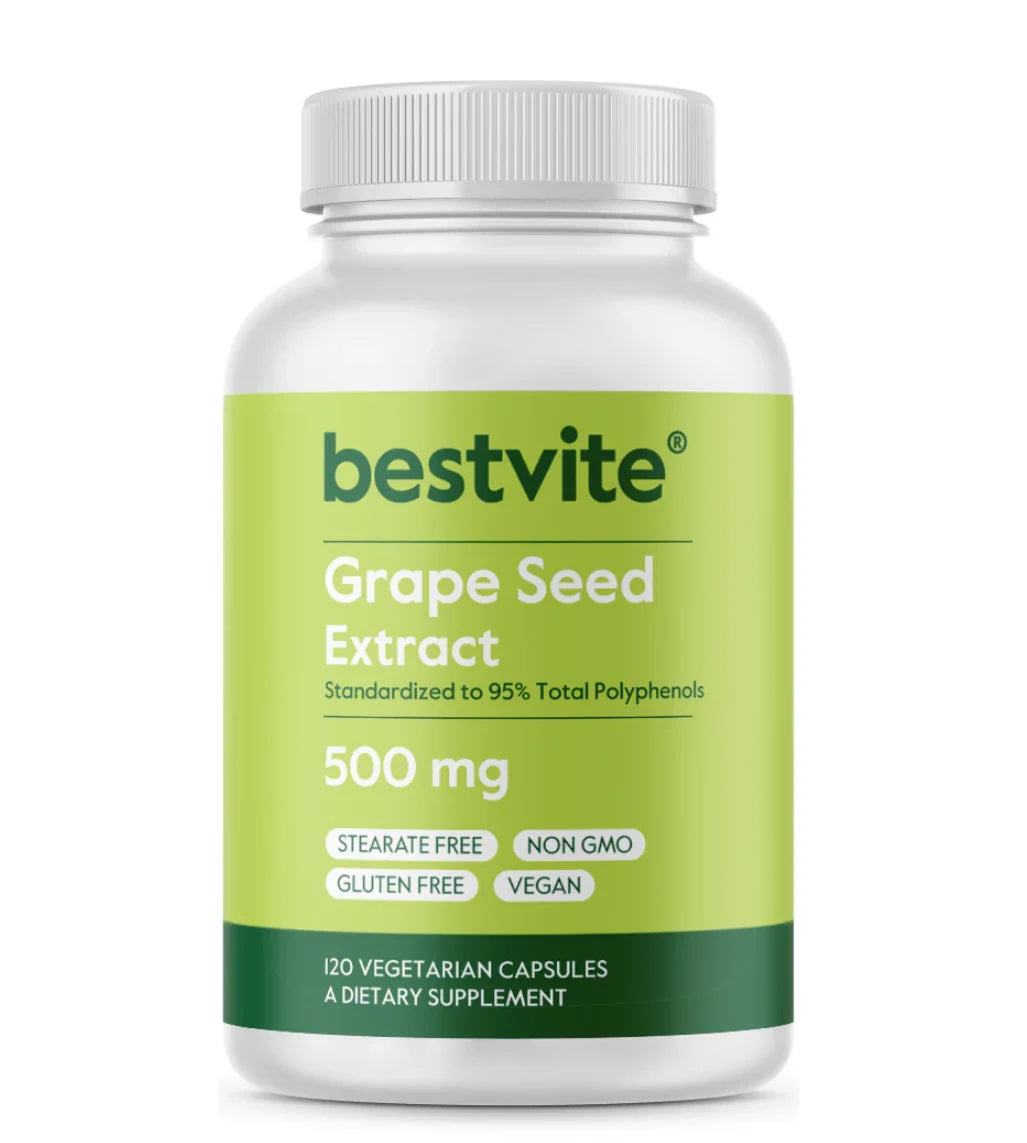 Grape Seed Extract 500 mg, 500 mg Grape Seed Extract supplement