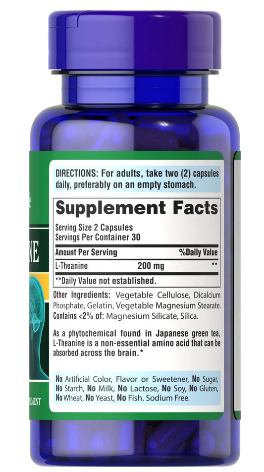 L Theanine 200 mg