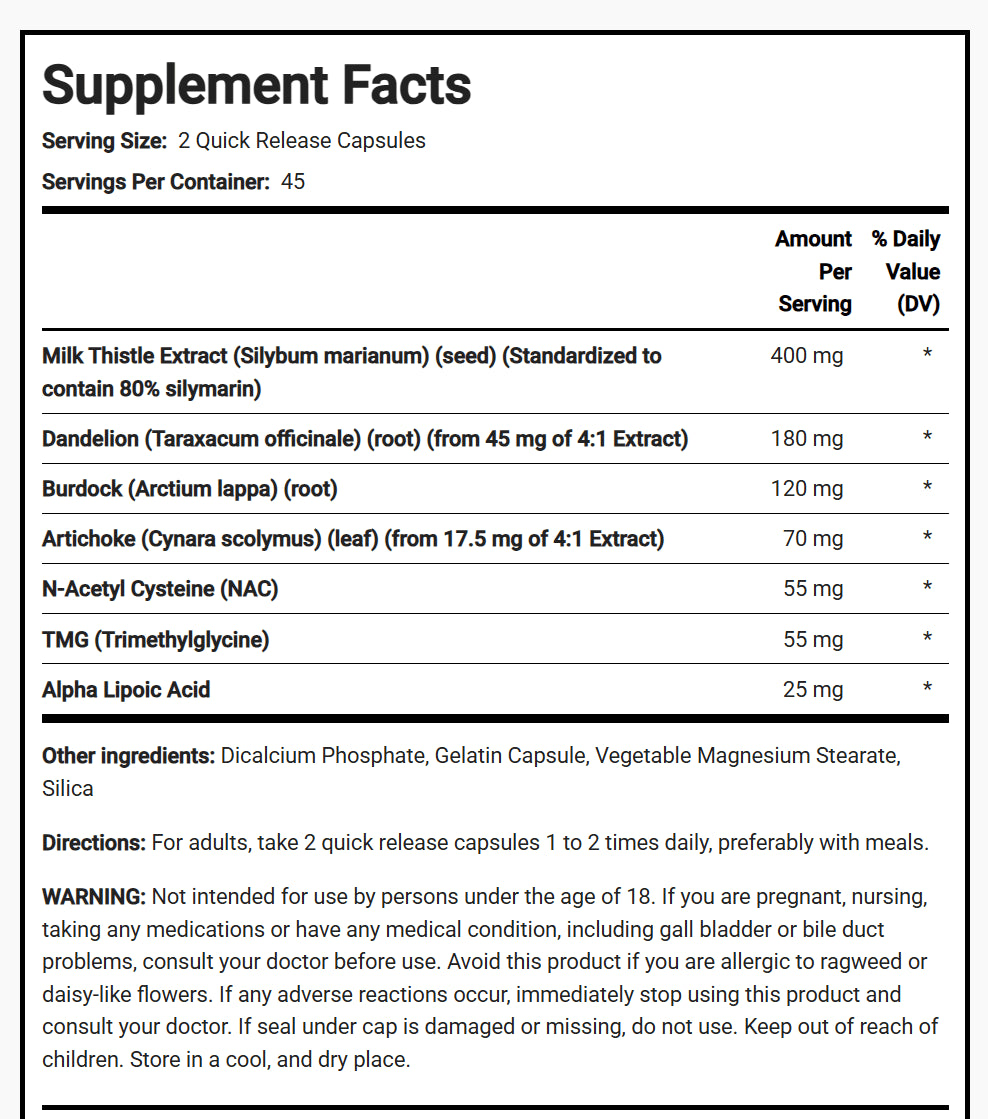 Liver Cleanse Complex