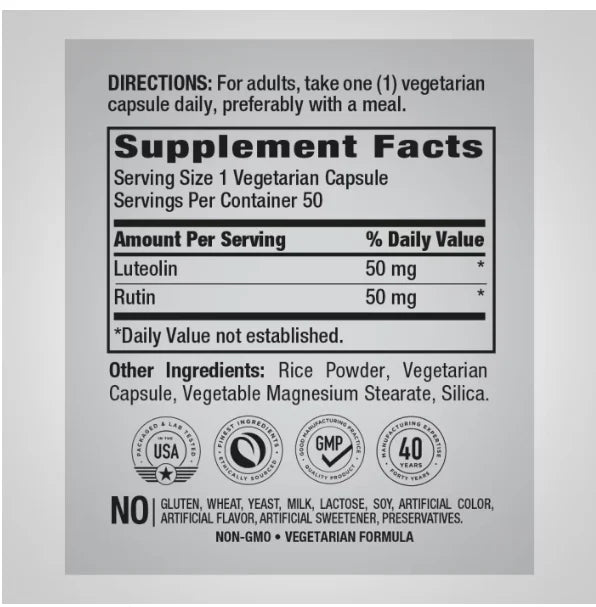 Luteolin Complex with Rutin 100 mg