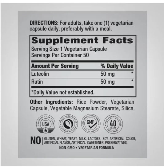 Luteolin Complex with Rutin 100 mg