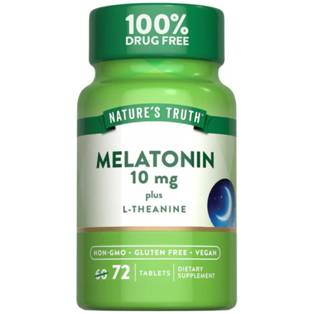 Melatonin 10 mg with L-Theanine