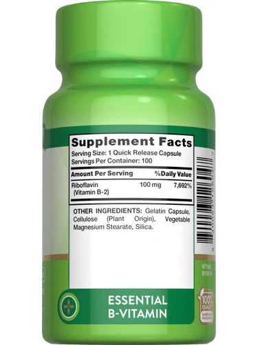 Vitamin B-2 100 mg (Riboflavin)