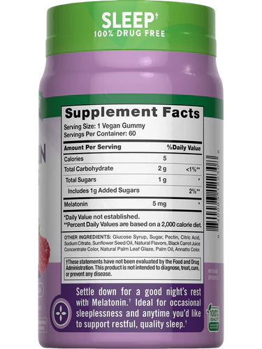 Melatonin 5 mg gummies