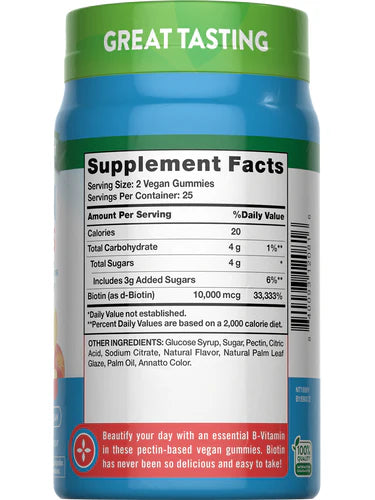 Biotin 10,000 mcg gummies