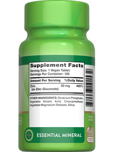 Zinc Gluconate 50 mg