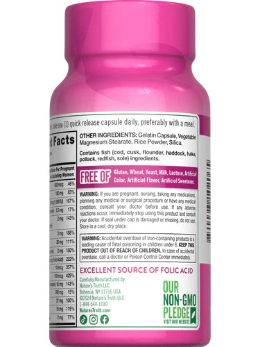 Prenatal Vitamins with Folic Acid