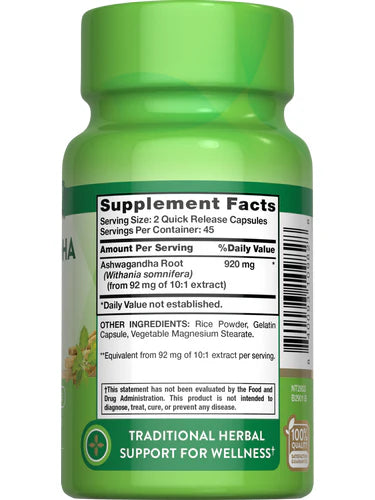 Ashwagandha Root 920 mg