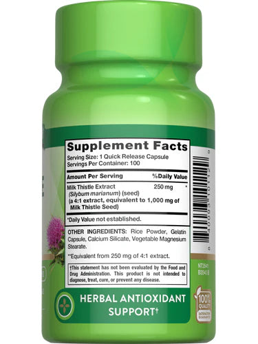 Milk Thistle Seed Extract 1000 mg