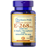 Natural E-400 iu With Selenium 50 mcg