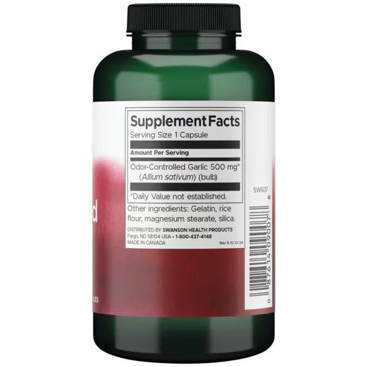 Odor Controlled Garlic 500mg