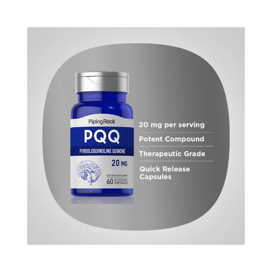 PQQ Pyrroloquinoline Quinone 20 mg