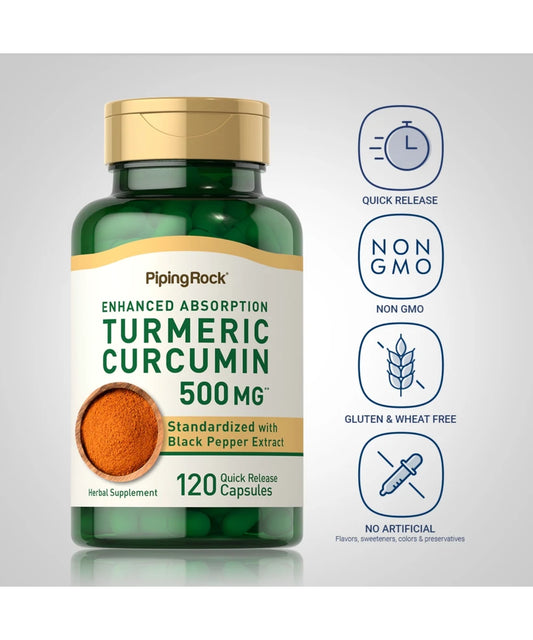 Standardized Turmeric Curcumin Complex 500 mg