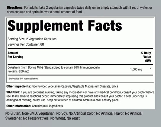 Ultra Colostrum 1000 mg