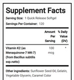 Ultra K-2 with MK7-100 mcg