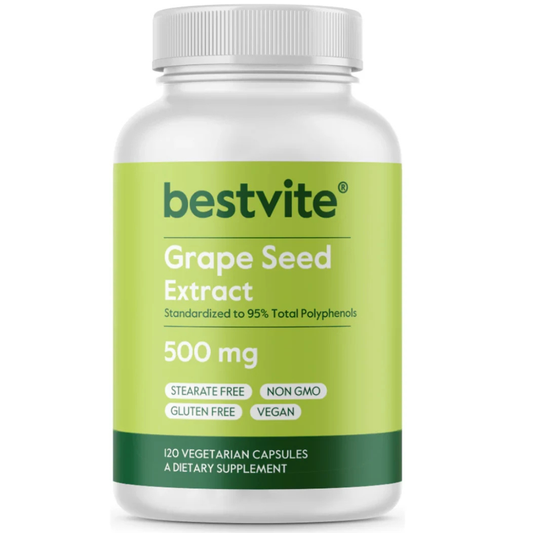 Grape Seed Extract 500 mg, 500 mg Grape Seed Extract supplement