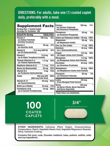ABC Complete Multivitamin 50 plus