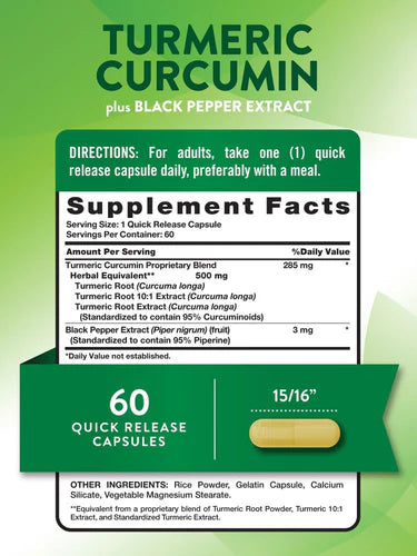Turmeric Curcumin 500 mg