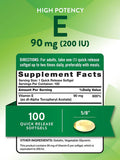 Vitamin E 90 mg (200 IU)