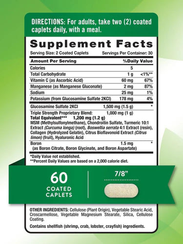Glucosamine Chondroitin Msm and Turmeric Complex