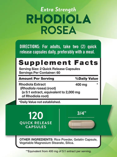 Rhodiola Rosea 2000 mg
