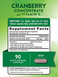 Cranberry Concentrate 30,000 mg with Vitamin C